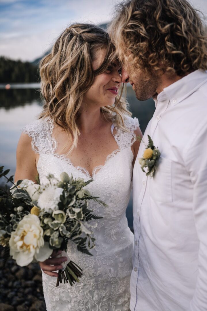 Couple at the inlet of Tofino